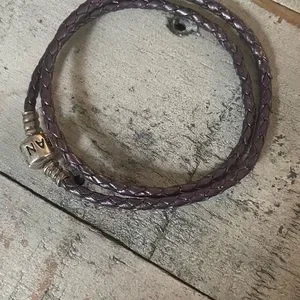 Pandora watch w rope bracelet band. THREE rope options (pink, black and purple) Pandora | Accessories | Pandora Watch W Rope Bracelet Band  main image 2